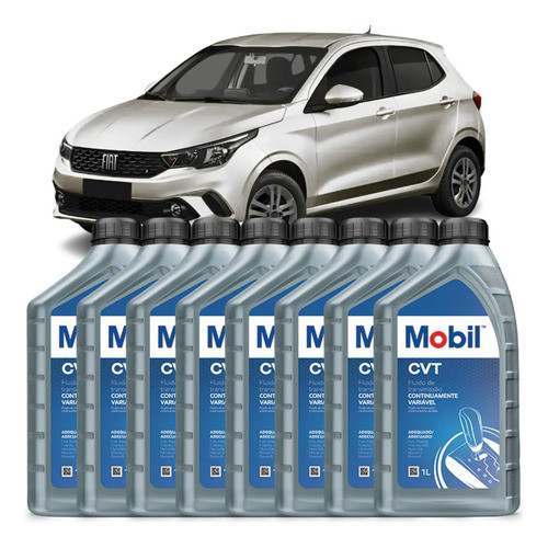 8 Oleo Cambio Cvt Fiat Argo 1.3 2022 2023 2024 2025 Mobil