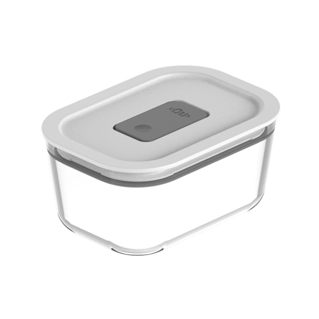 Pote Hermético De Vidro 370ml Fresh Lock Vasilha Tampa Empilhável OU Freezer Micro-ondas Geladeira