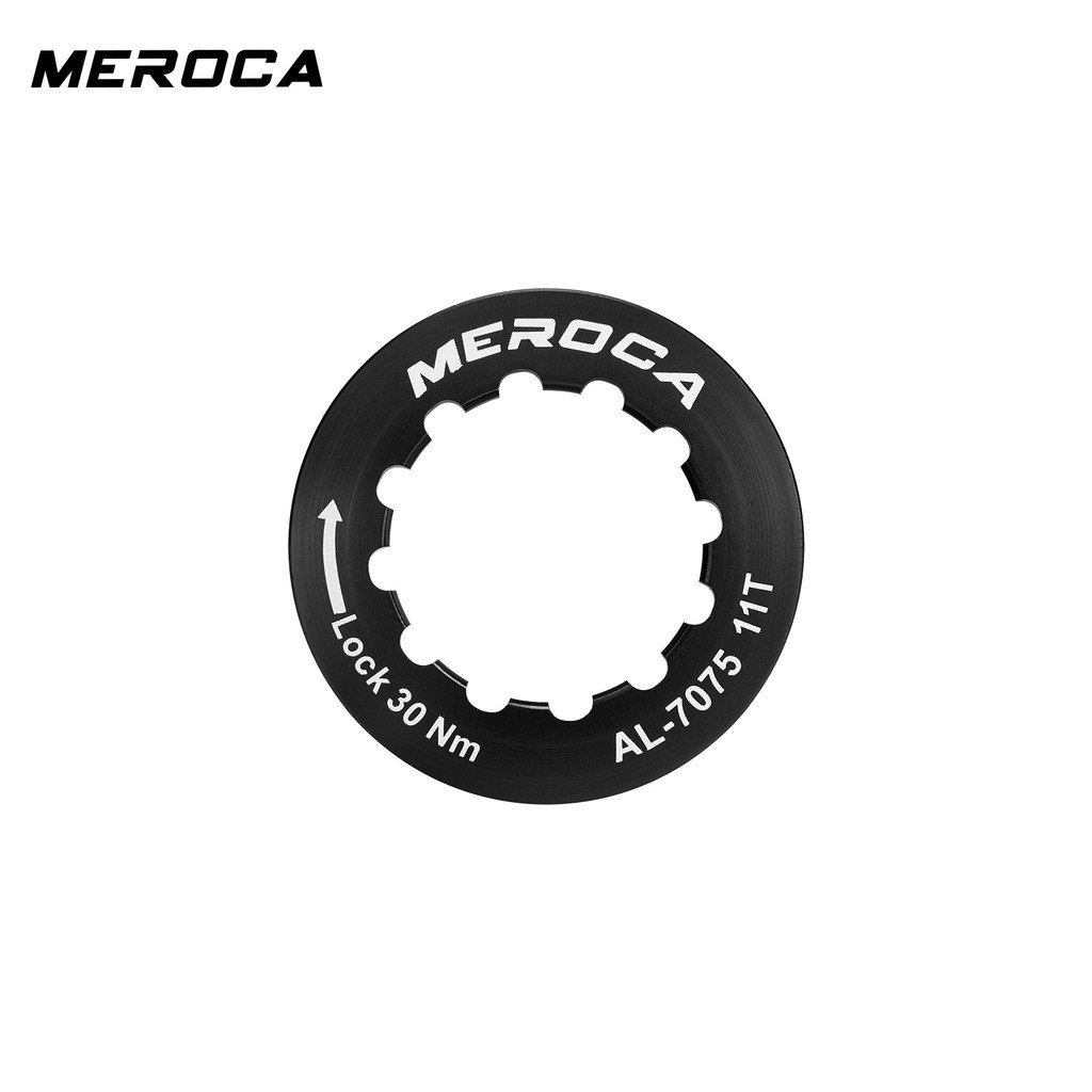 Cassete de roda livre com travamento 7075 Meroca para bicicleta dobrável, capa de roda de bicicleta de montanha em liga