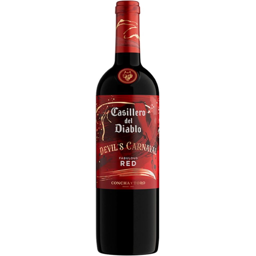 Vinho Chileno Tinto Meio Seco Casillero Del Diablo Carnaval Fabulous Red 750ml