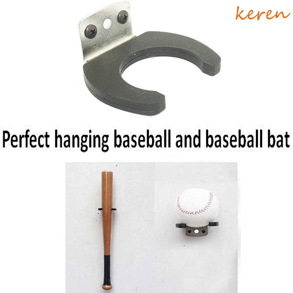 Kerenaa Bat Display Home Micphnes Suporte De Parede Durável Para Taco De Beisebol Pendurado