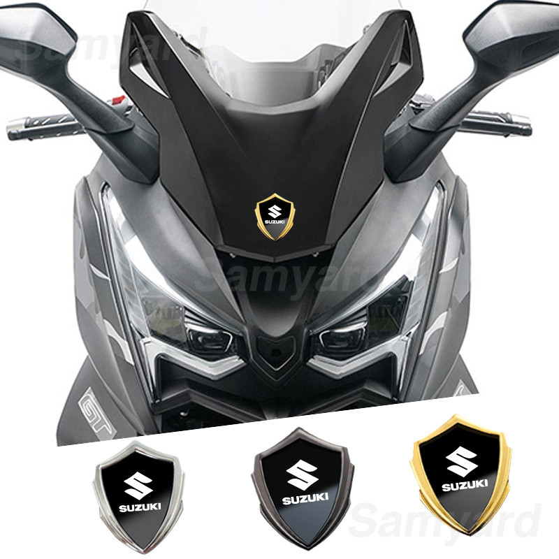 Adesivos De Emblema De Metal 3D Para Motocicleta suzuki Raider 150 Smash 115 GD110 Shooter 115 GSX-S150 R150 Gixxer 150