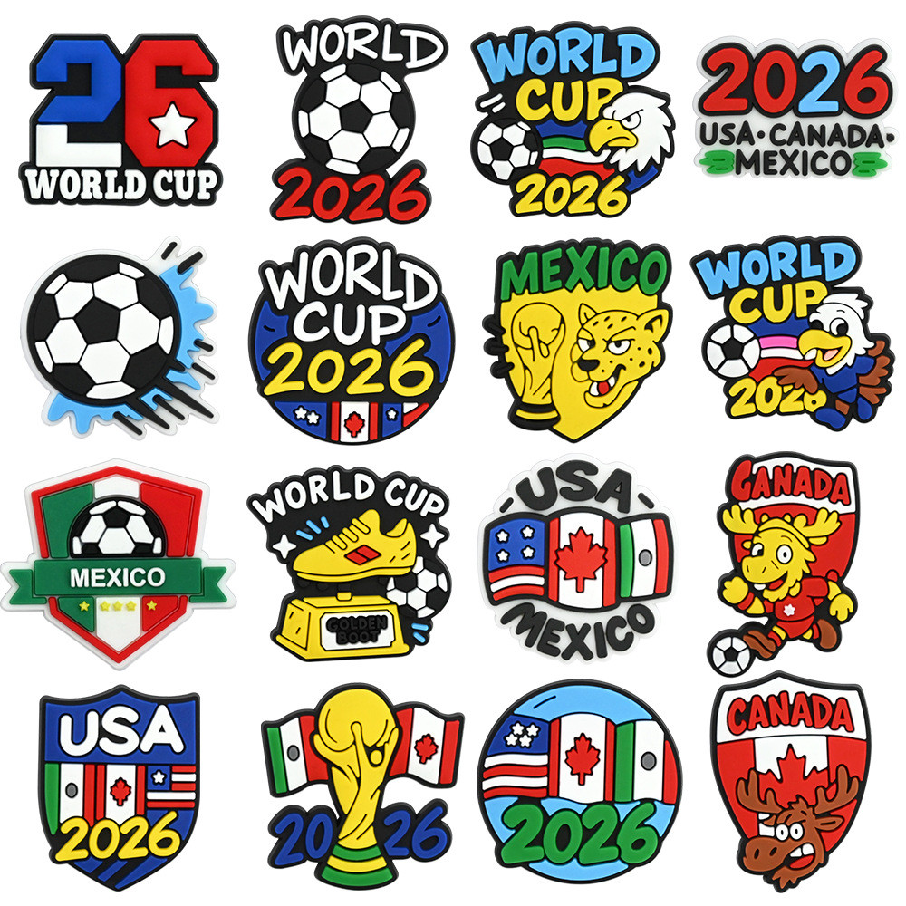 DIDOU PVC Sapato Encantos Acessórios Jogos De Futebol Decoração 2026 Fivelas Para Tamanco Sandálias Pino Presentes De An