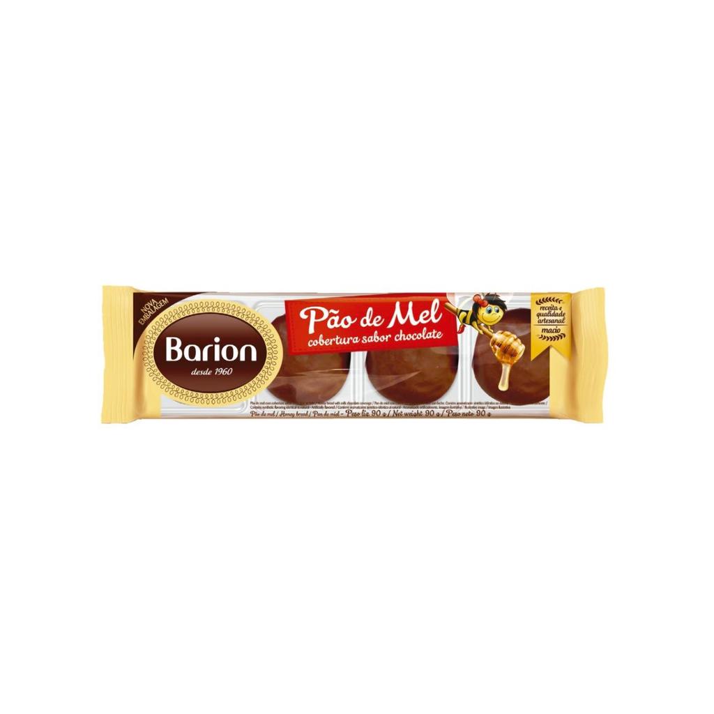 Barion Pão De Mel Cobertura Sabor Chocolate 90g