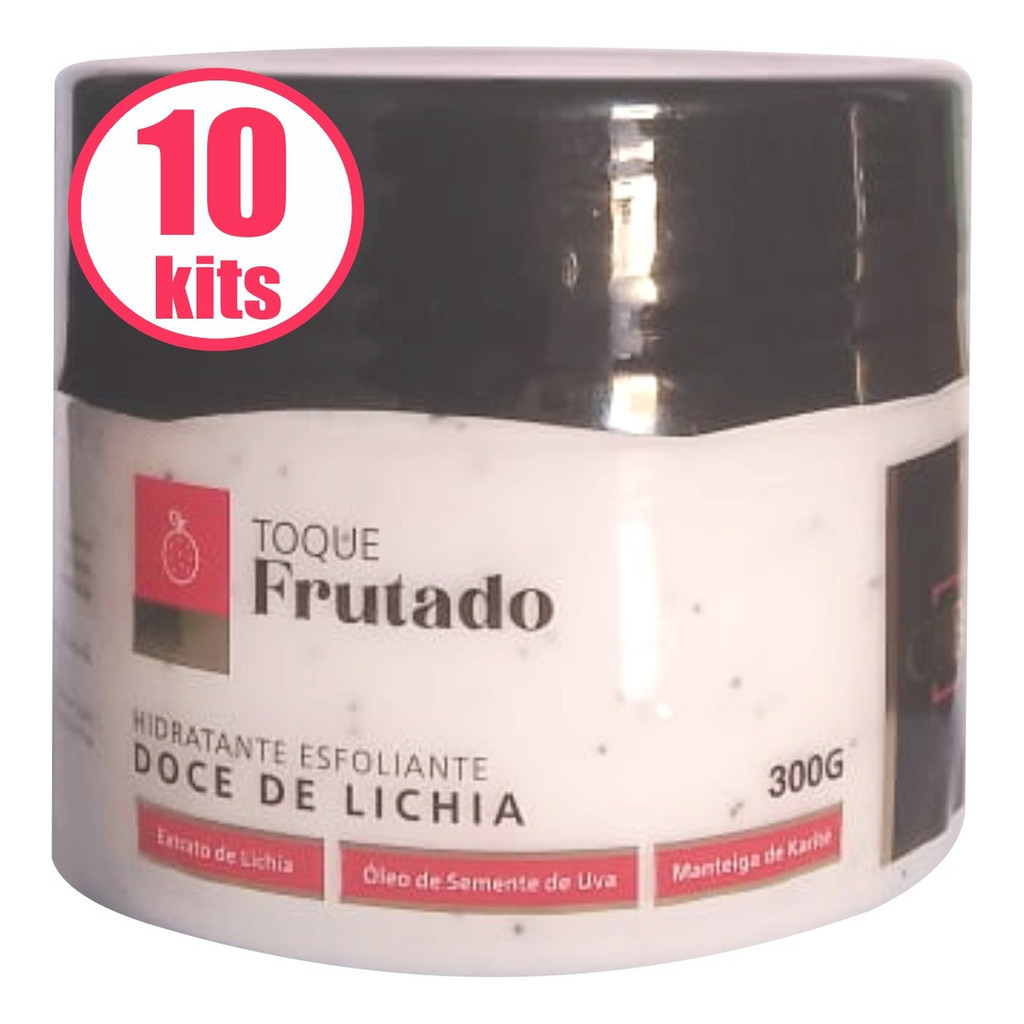 10 Hidratante Esfoliante Doce De Lichia Cbb Atacado
