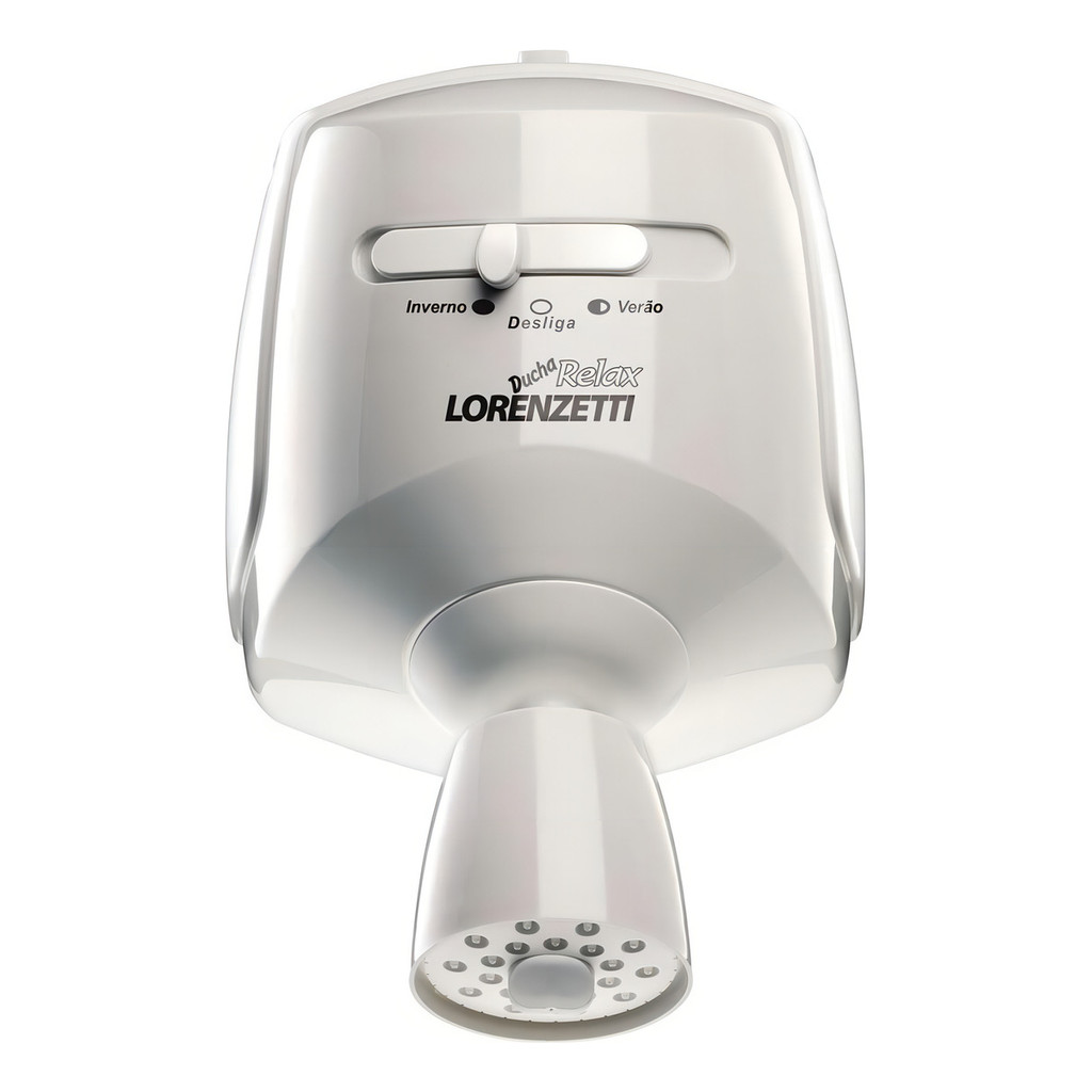 Chuveiro elétrico de parede Lorenzetti Relax Ultra Relax branco  220v 4600W