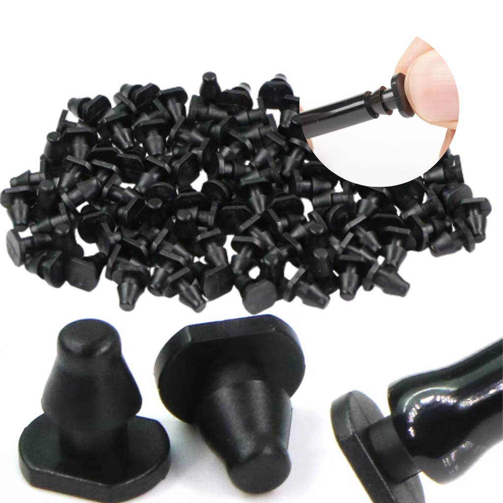 Kit 50 Un. Tampão Final Para Microtubo 4mm Para Irrigação - Tampão para Mangueira 1/4 de Jardim