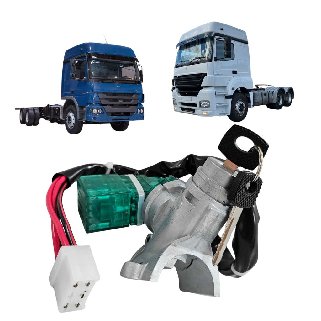 Trava Direção Completa Chaves Para MB Atego Axor 9434600004 em Oferta na Shopee