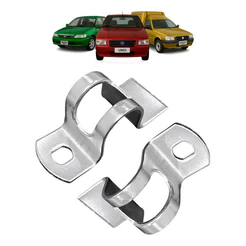 Par De Abraçadeira Fixação Do Banco Dianteiro Fiat Uno 8