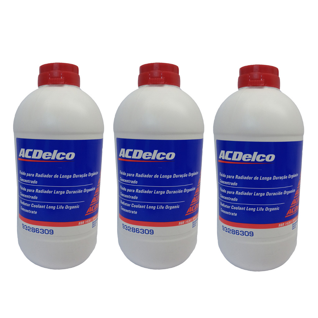 Kit 3 Aditivos Radiador Concentrado Acdelco 93286309