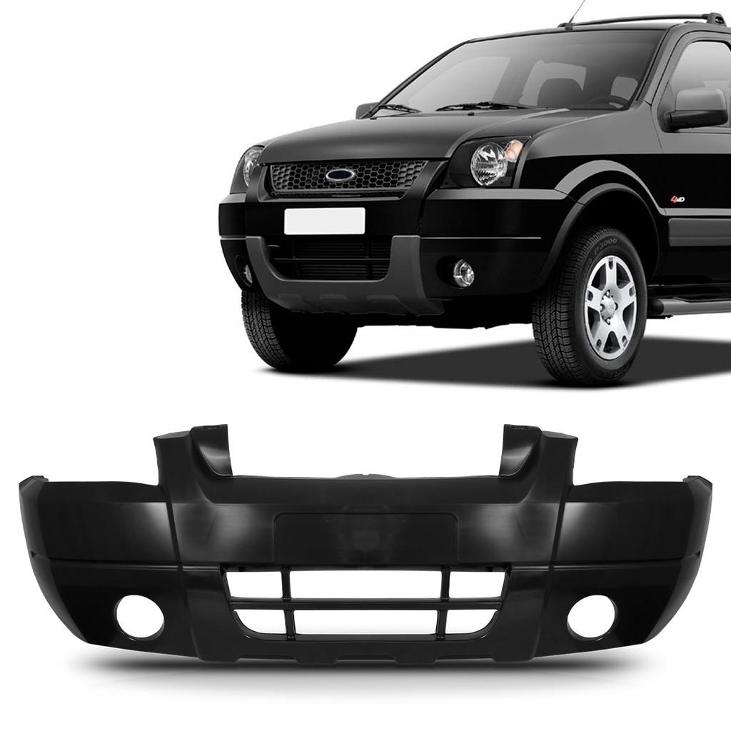 Parachoque Dianteiro Ecosport 2003 2004 2005 2006 2007 Com Furo