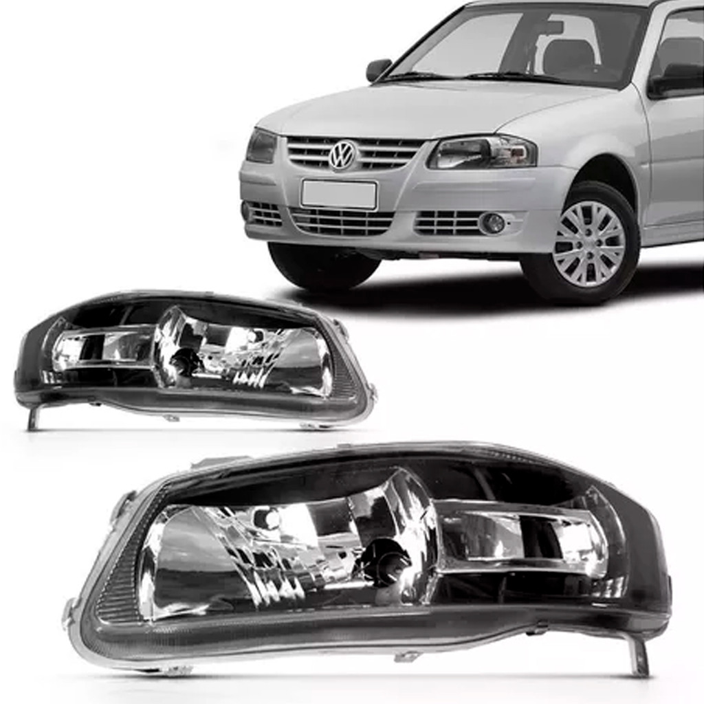 Par Farol Gol G4 2006 2007 2008 2009 Máscara Negra Power em Oferta na Shopee