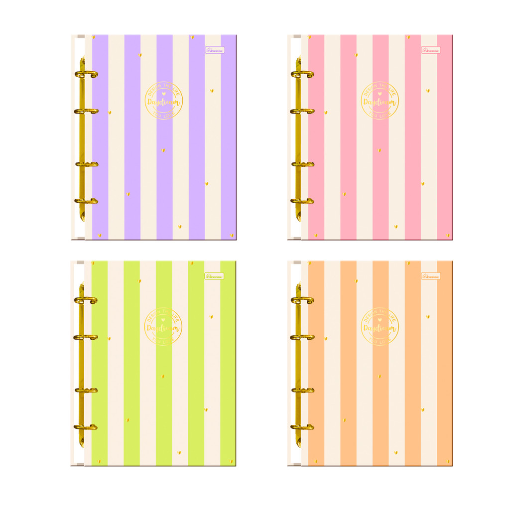Caderno Colegial Argolado Capa Dura 80 Fls Daydream - CADERSIL