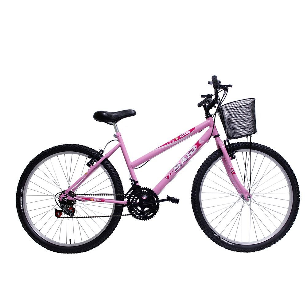 Bicicleta Aro 26 Feminina Bike De Passeio 18 Marchas Saidx