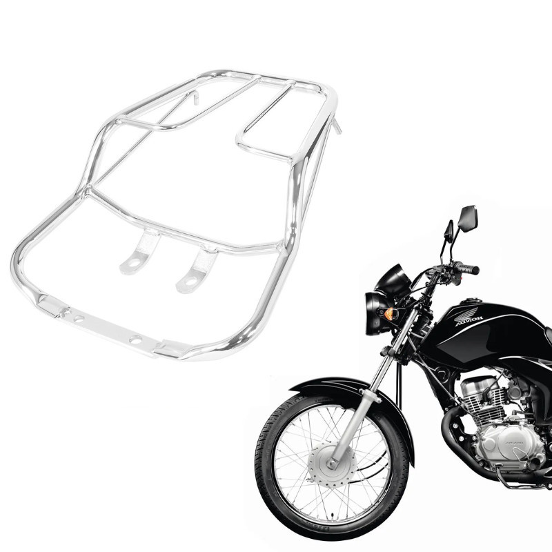 Bagageiro Churrasqueira Modelo Sansão Pro Tork Titan Fan 125 150 2009 Até 2013 ENVIO IMEDIATO em Oferta na Shopee