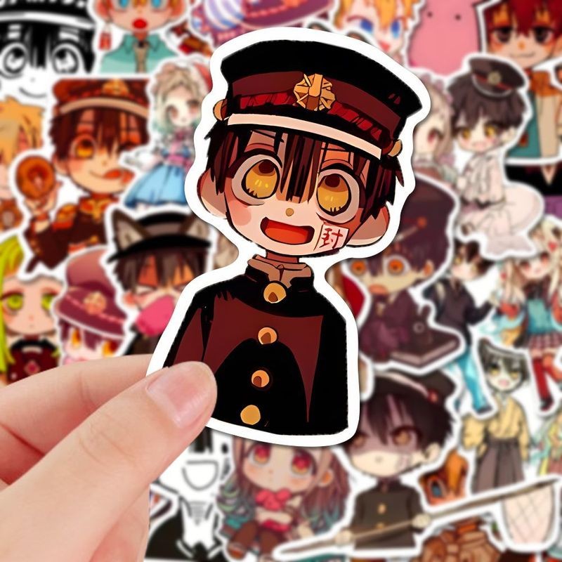 48 Pçs/Set Toilet-bound Hanako-kun Adesivos Kawaii Minamoto Kou Yashiro Nene Anime Decalques DIY Garrafa De Água Laptop em Oferta na Shopee