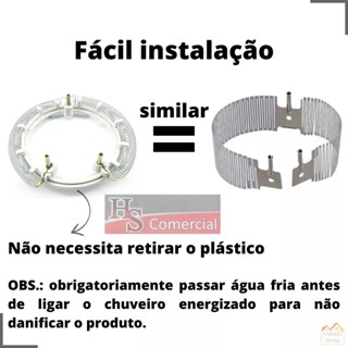 Resistência Para Chuveiro Bella Ducha Ultra 127V em Oferta na Shopee