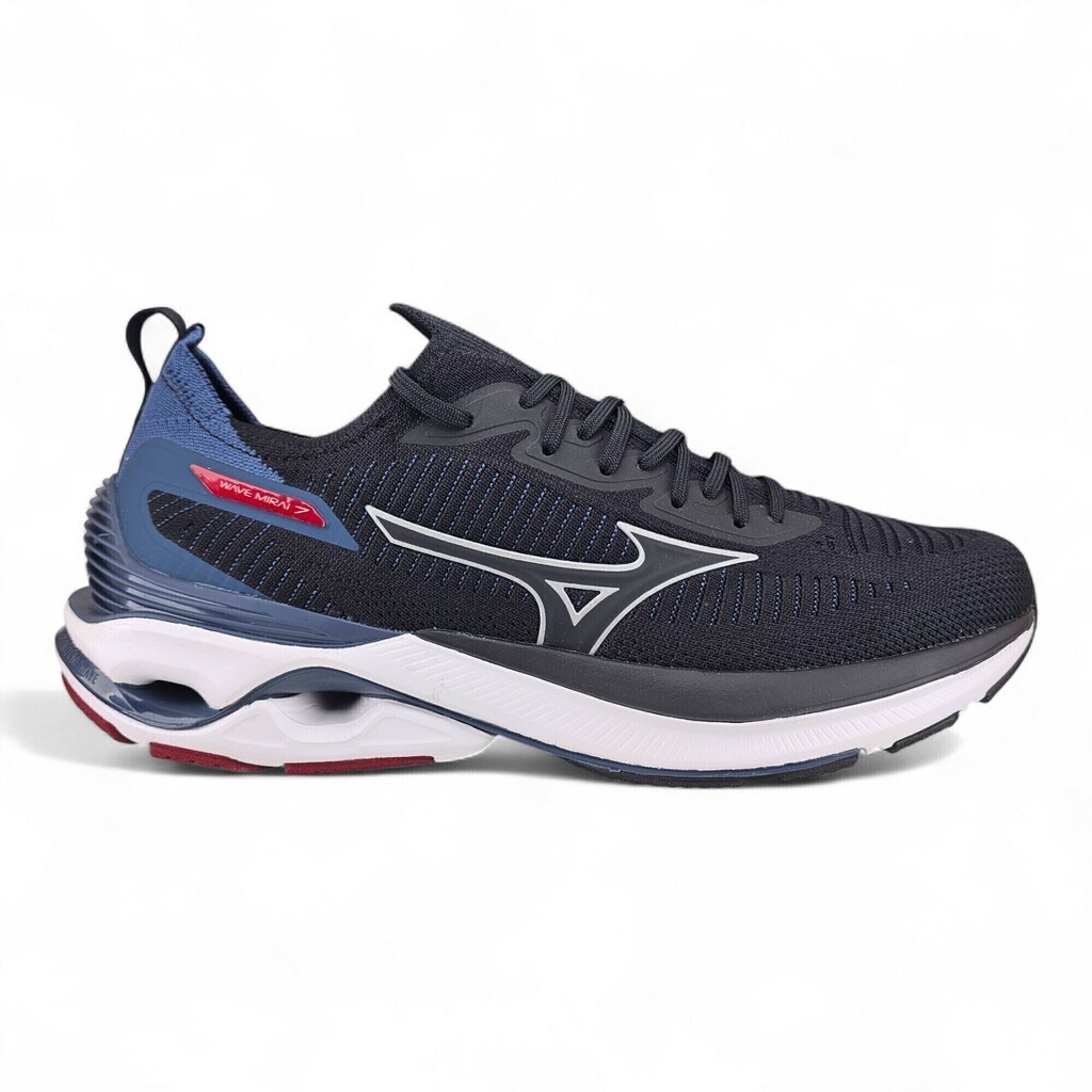 Tênis Masculino Mizuno 101012012 Amortecimento Leve Confortável Caminhada Corrida Treino Versátil Design Moderno