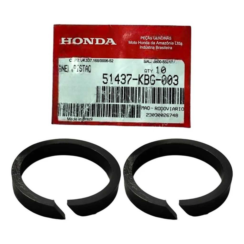Anel Pistão Flauta Bengala Cbx 200 Strada Original Honda Par