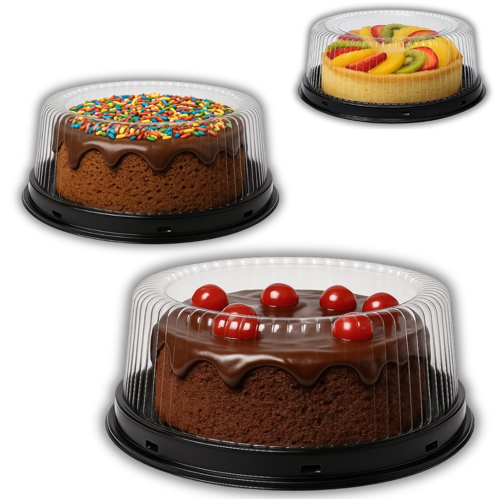 100 EMBALAGENS P/ BOLO E TORTA 50M PRETA 1,5KG CHOCOBRAZ em Oferta na Shopee