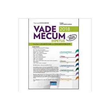 Vade Mecum Impetus / 2018 / Com Foco no Exame da Oab e em Concursos P autor Carmem Becker / Organização