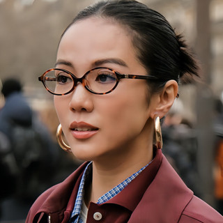 Óculos De Passeio Para Estudantes Femininos Anti-Azul Light Fashion Personality Retro Casual Oval Plain Glasses em Oferta na Shopee