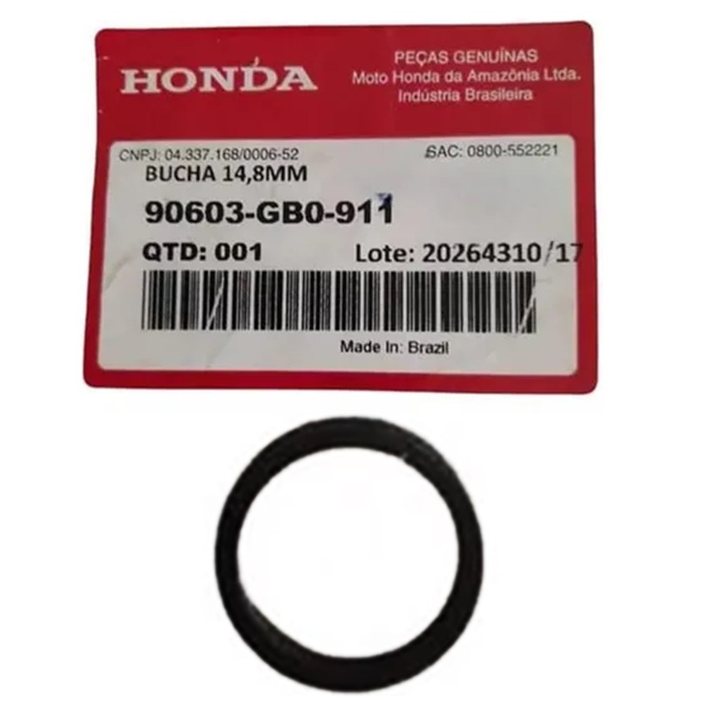 Bucha Lubrificação Cabeçote 14,8 Mm Biz 100 98 Á 05 Honda