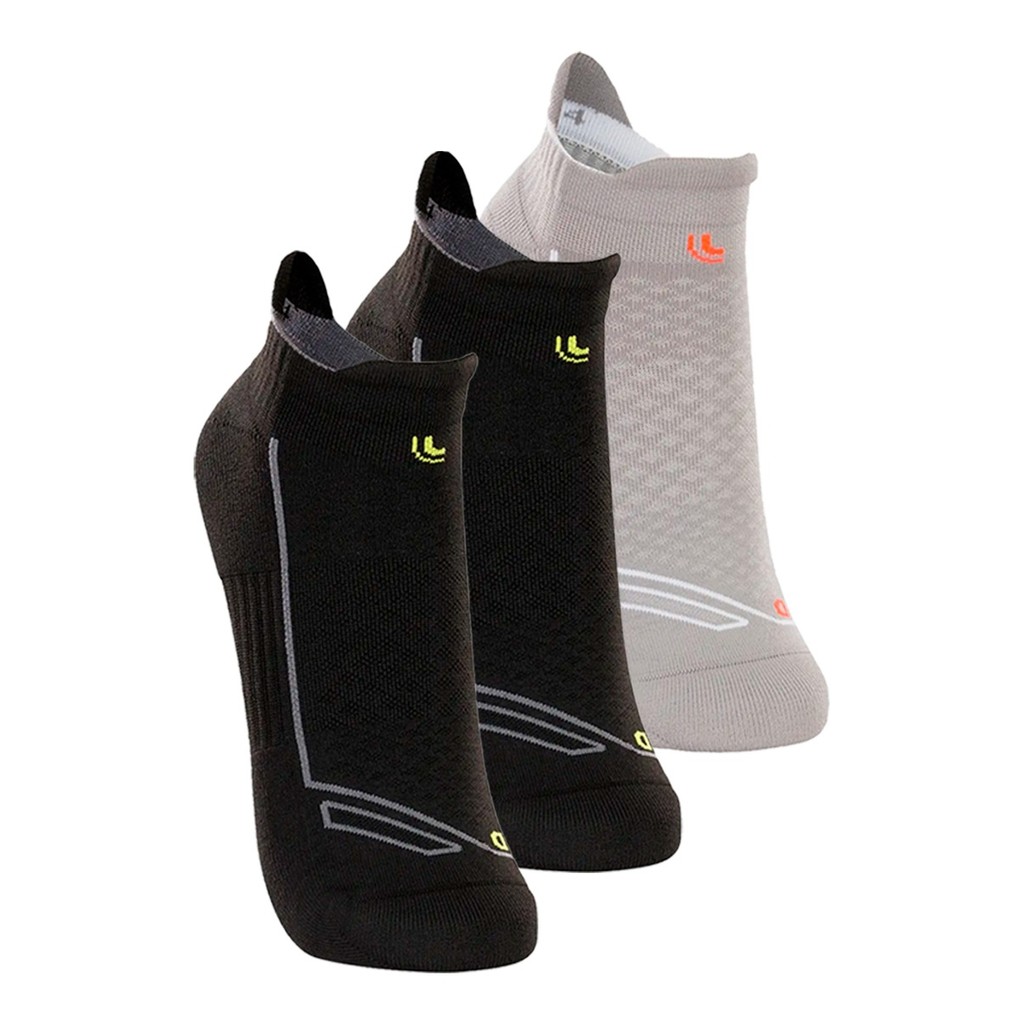 Kit com 3 Pares de Meias Performance Running Lupo 3276-002 Colorido em Oferta na Shopee