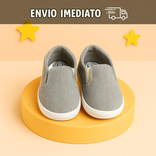 Tênis Infantil Menino Slip On Iate Classico Sapato Casual Escolar em Oferta na Shopee