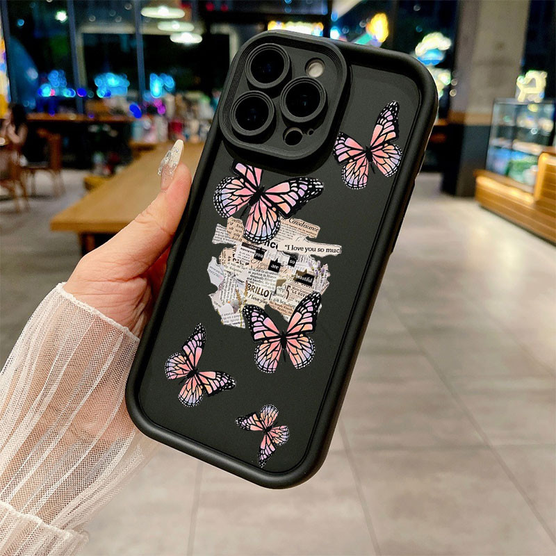 Capinha Capa Para Samsung Galaxy A03 A04E A10S A11 A20 A30S A50S M34 Borboleta Anti-Queda