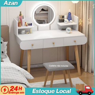 Penteadeira de quarto moderna e simples, nova penteadeira de luxo leve, penteadeira de canto pequena em estilo japonês em Oferta na Shopee