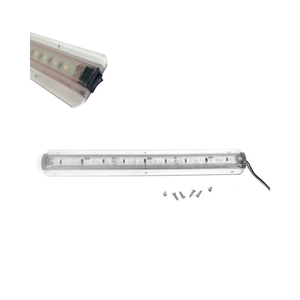 MULTI FLASH MOD REGUA CRISTAL 32CM 24V C/TECLA BVT32W SINBRAX