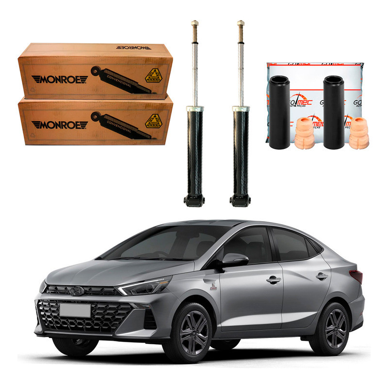 Kit Amortecedor Traseiro. Hb20s 1.0 2022 A 2024 em Oferta na Shopee