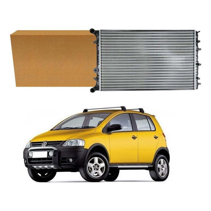 Radiador Agua Notus Crossfox 1.6 Com Ar 2006 A 2010 em Oferta na Shopee