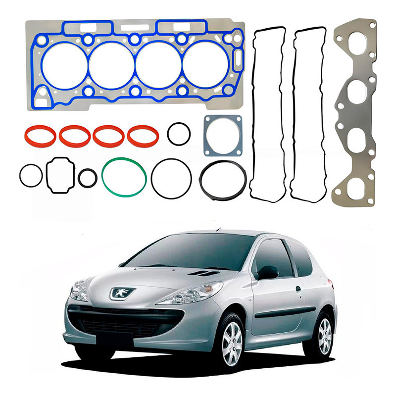 Jogo Junta Cabeçote Peugeot 207 1.6 16v 2008 A 2013