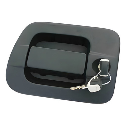 Maçaneta Puxador Externo C/chave Cursor/stralis/tector Dnt La-esq Pr Preto Dianteira