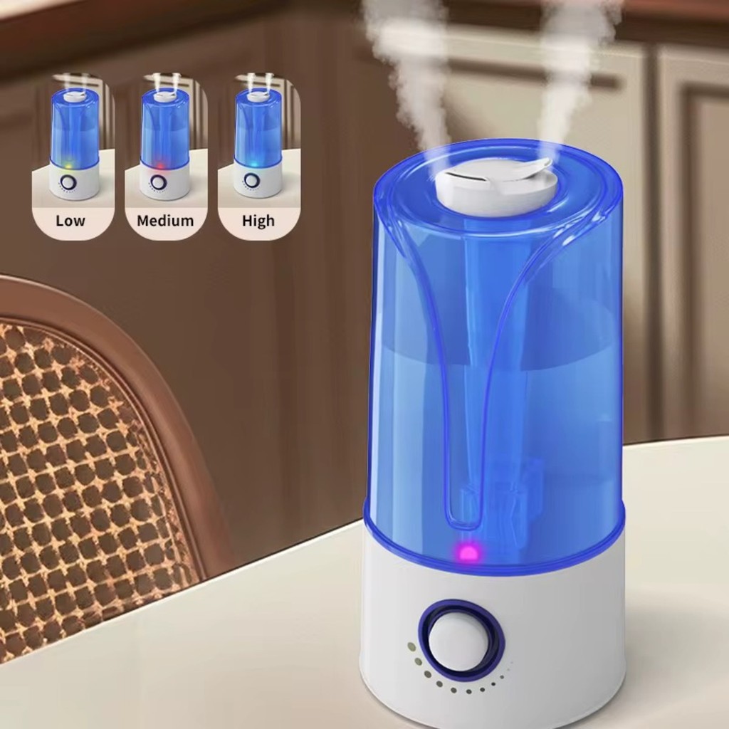 Detalhes do Umidificador de Ar 3.5L Silencioso Bocal Duplo com LED Colorido Oásis OIH-6512