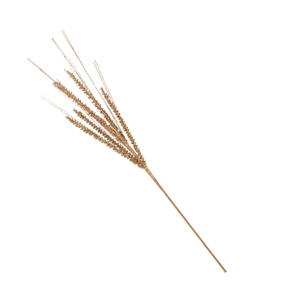 Galho Natalino Espiga Glitter Bronze 71cm Espressione