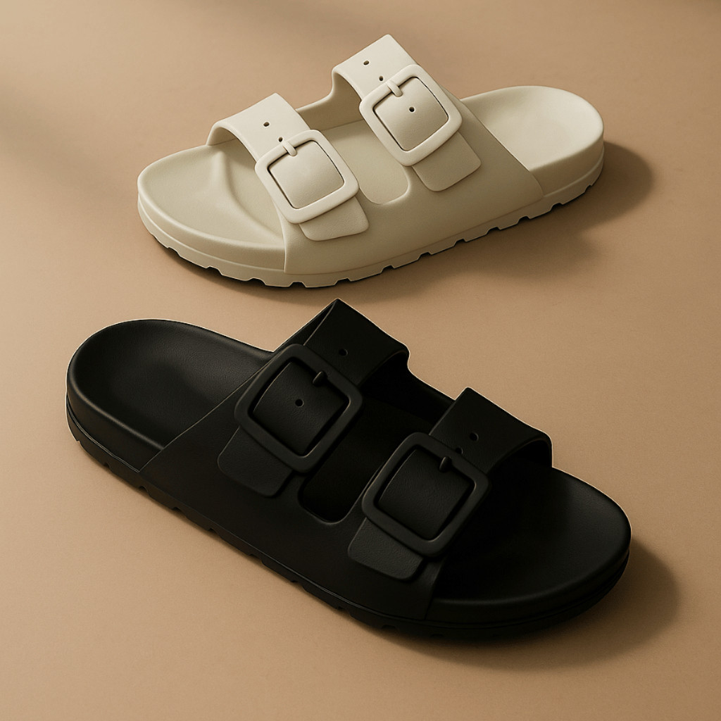 Kit 2 Pares de Sandália Premium Papete Birken Feminina Sandália Feminina Rasteirinha Sandalia em Oferta na Shopee