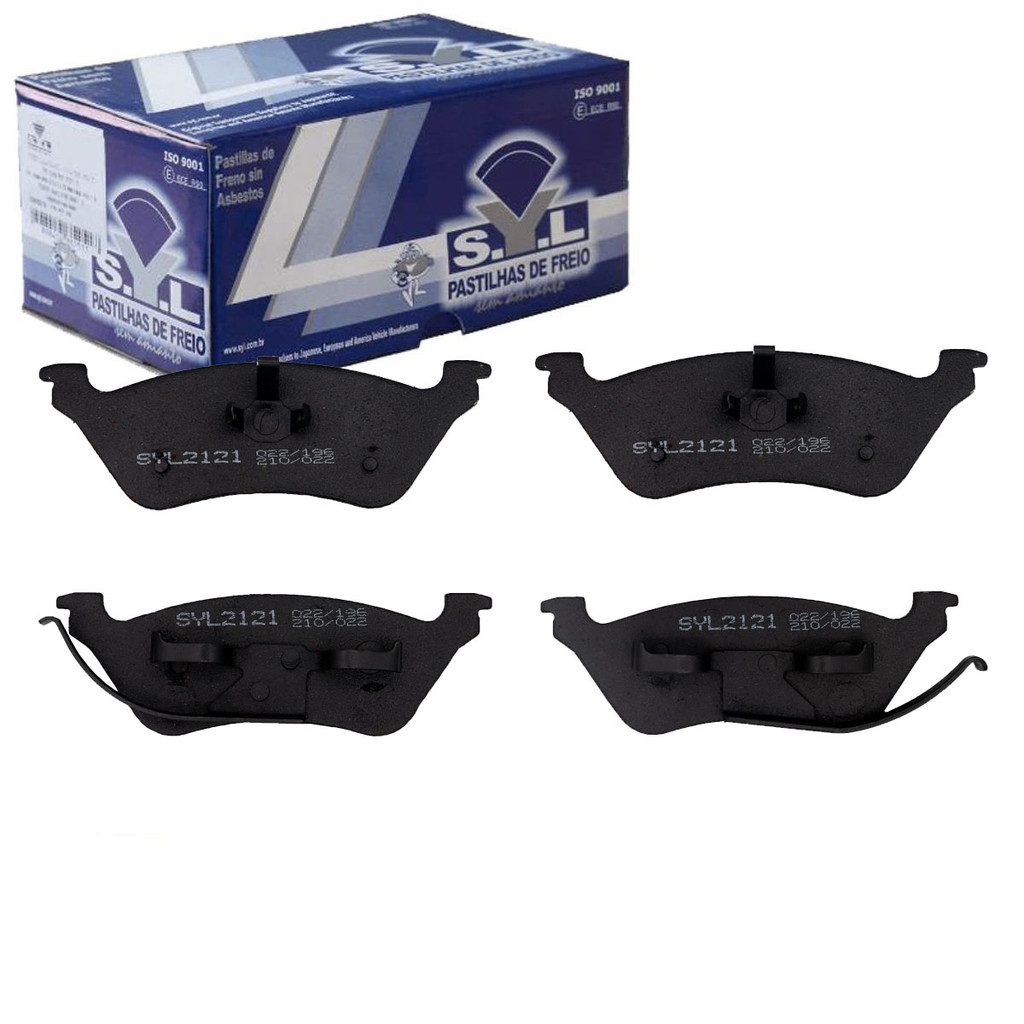 Pastilha De Freio Traseira Caravan 2004 A 2007 / Grand Caravan 2001 A 2008 / Cherokee 2001 A 2015 - SYL2121