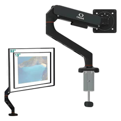 Suporte de Monitor Articulado Pistão a Gás 13" a 32" VESA 75x75 100x100 Onistek ON-F100
