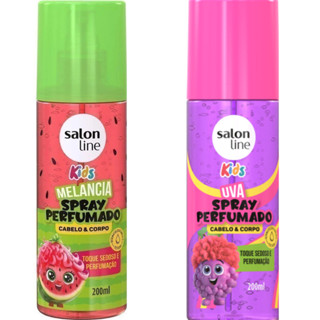 Spray Perfumado Cabelo e Corpo Kids Melancia e Uva Salon Line - Escolha o Seu em Oferta na Shopee