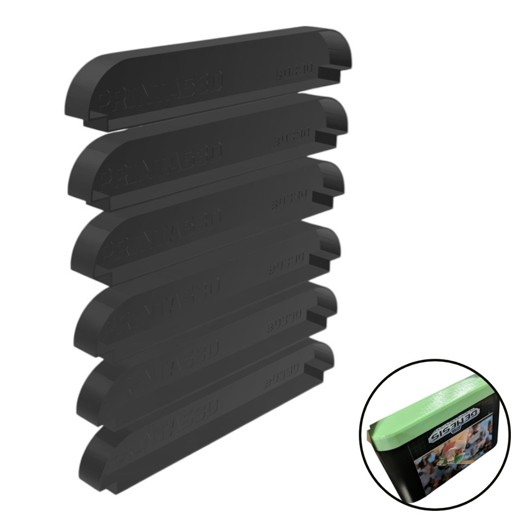 Kit 6 Tampa Poeira Dust Cover Para Cartucho Mega Drive