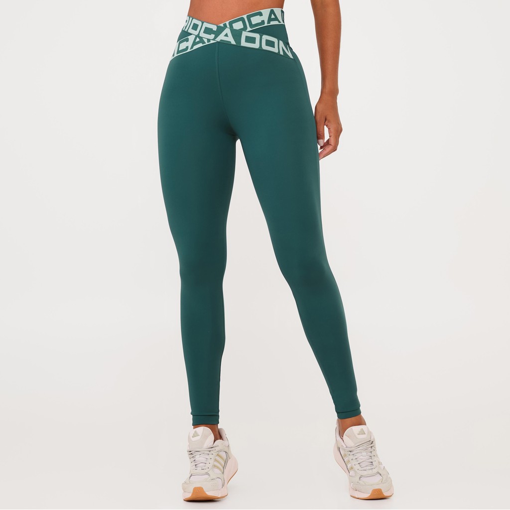 Legging Attack Verde Dnnc Poliamida em Oferta na Shopee