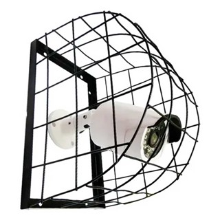 Grade Proteção Câmera Redonda Preta Branca Gaiola Aramada Reforçada em Oferta na Shopee