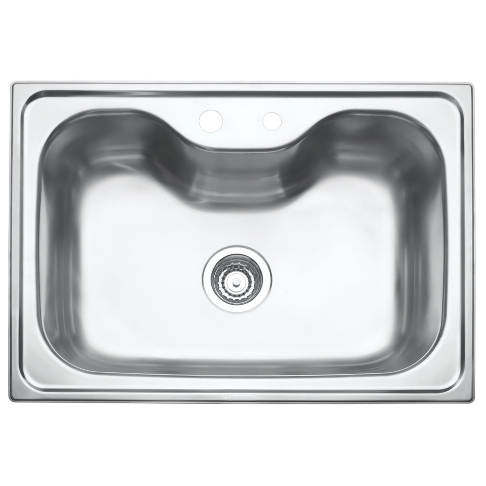 Cuba Tramontina Morgana 60fx Undermount em Aco Inox Acabamento Acetinado 69x49 Cm com Valvula