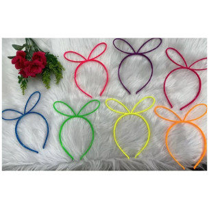 Kit c/ 12 Tiaras Neon c/ Lacinho