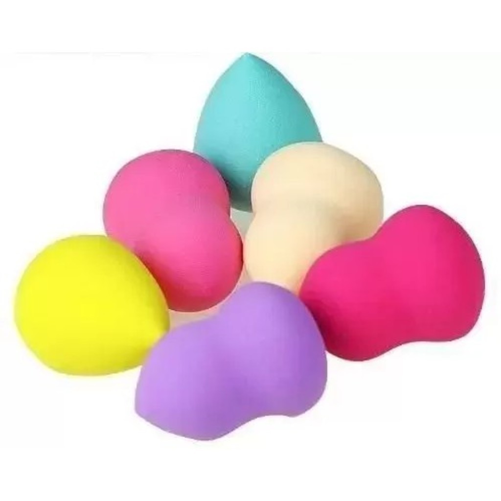ANA1108 KIT2/6/12unidades Esponja Para Maquiagem/Esponja de Rosto Facial Maquiagem Base e Corretivo em Oferta na Shopee