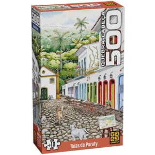 Quebra-cabeça 500 peças Ruas de Paraty em Oferta na Shopee