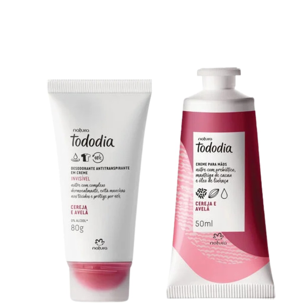 Kit Tododia Creme mãos 50ml + Desodorante em creme 80g